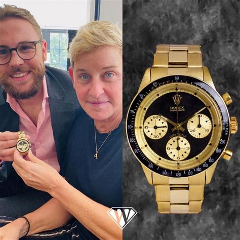 ellen degeneres gold rolex.